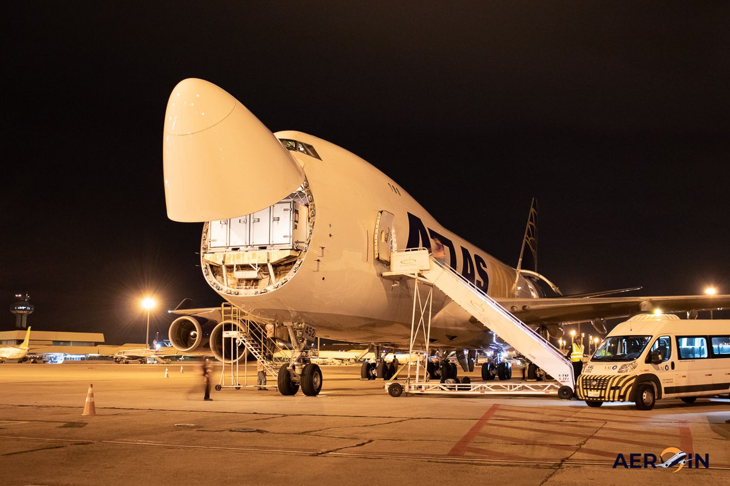 El Boeing 747, un actor clave en la logística de la Formula 1 en América