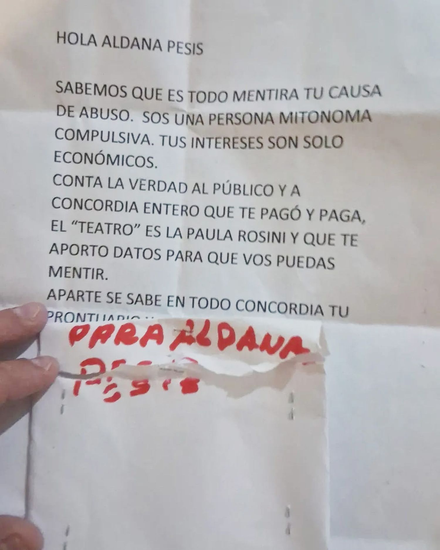 La denunciante de un caso de abuso sexual recibió amenazas luego de que fuera publicado a nivel nacional