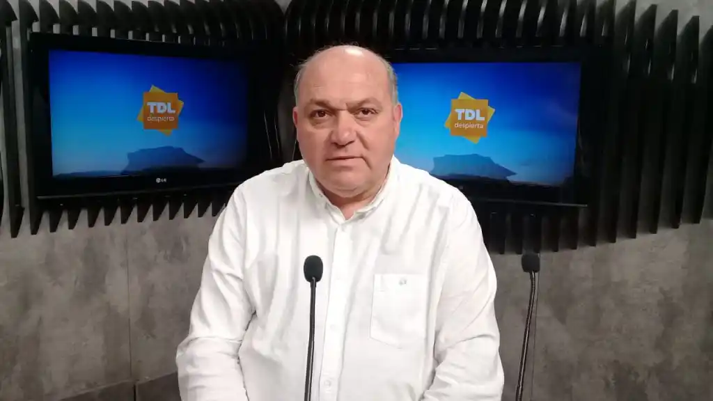 Roberto Guadagna en el desayuno de Tandil Despierta