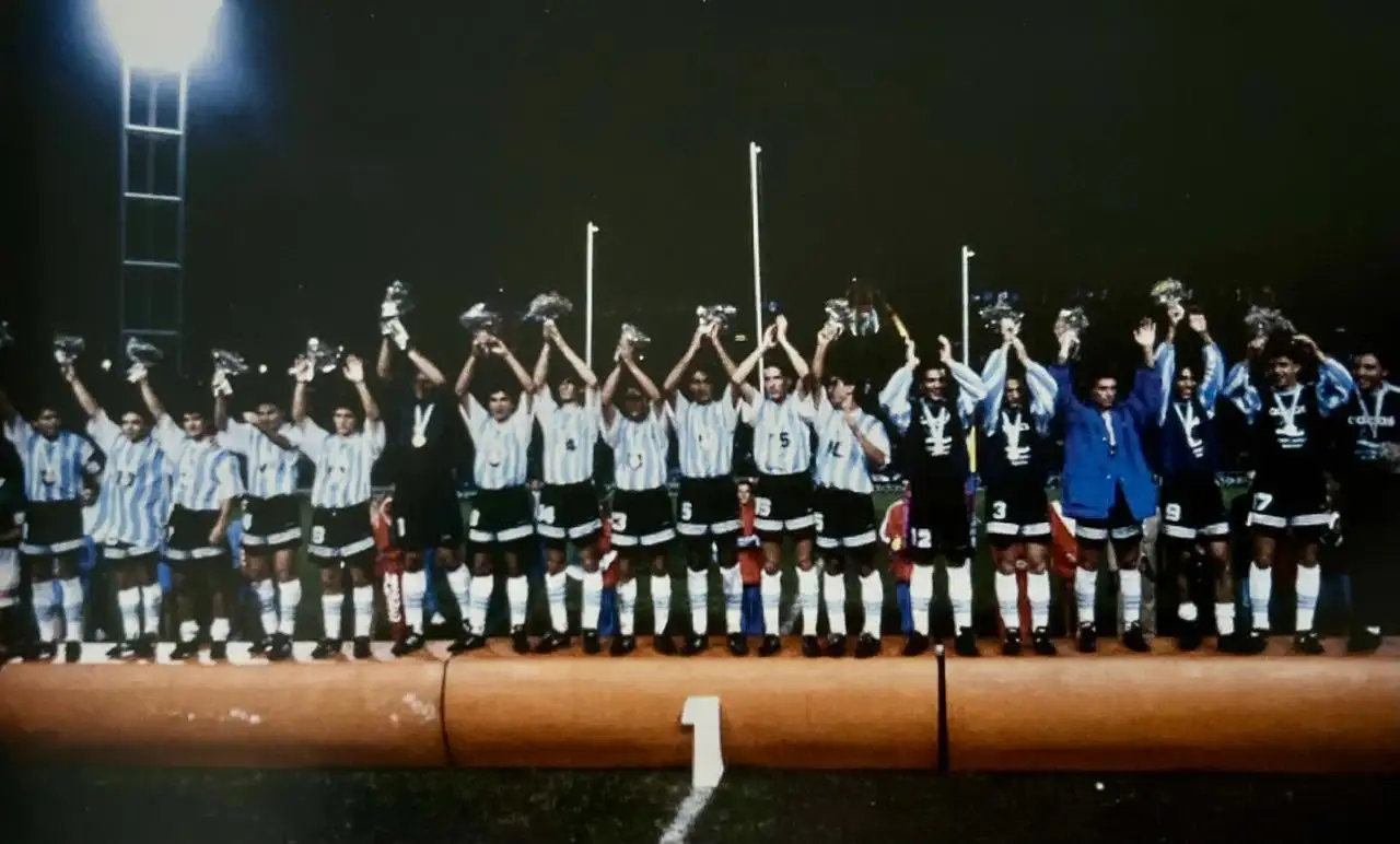 Oro Seleccion Argentina de Fútbol - Panamericanos 1995