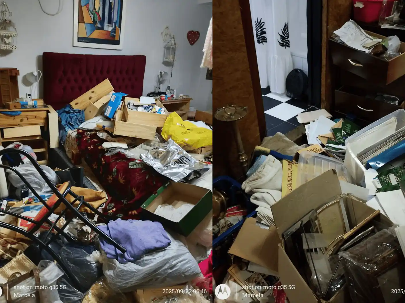 Los asaltantes se tomaron todo su tiempo para dar vuelta toda la casa