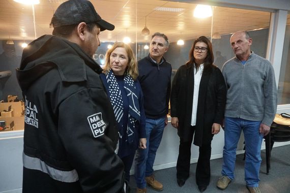La Libertad Avanza Tandil visitó el Centro de Operaciones y Monitoreo de Mar del Plata