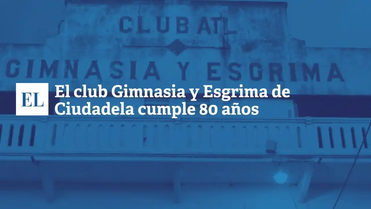 El Club Gimnasia y Esgrima de Ciudadela cumple 80 años