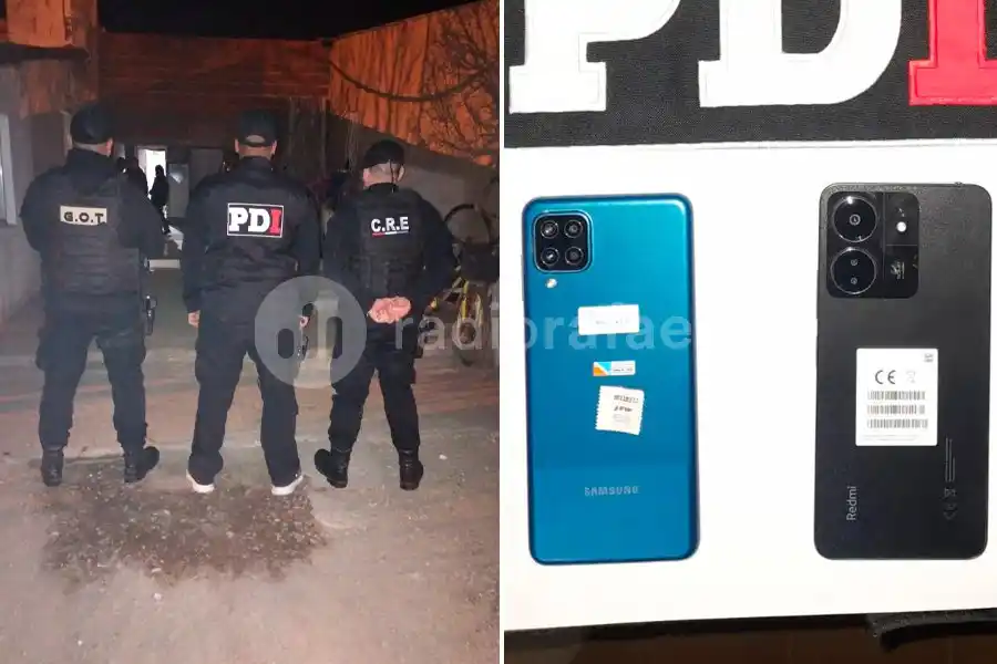 Llegaba a su casa y los ladrones se iban con el botín: allanamientos, secuestros y detenidos