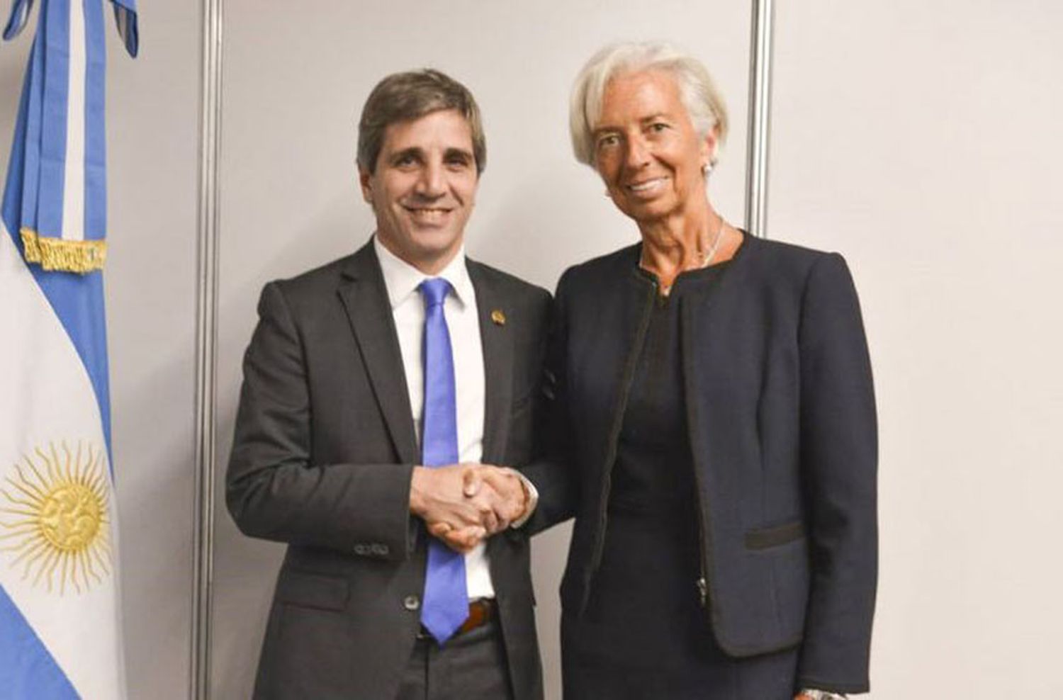 Christine Lagarde se reunió con Luis Caputo