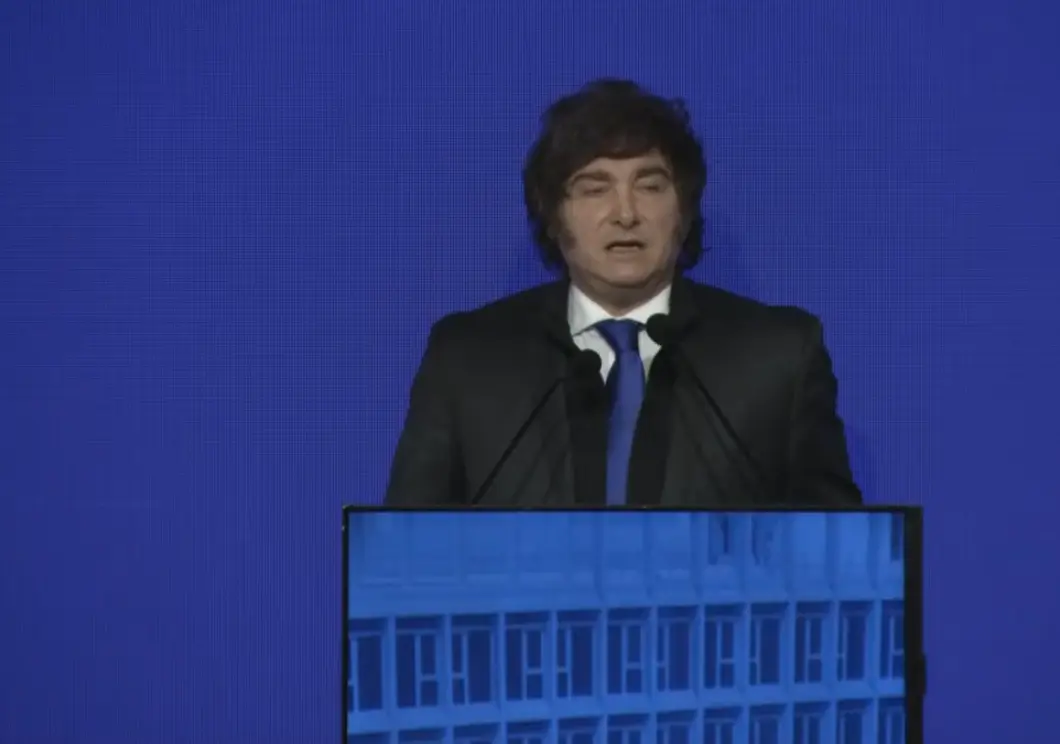 El Presidente habla en la Bolsa de Comercio de Córdoba
