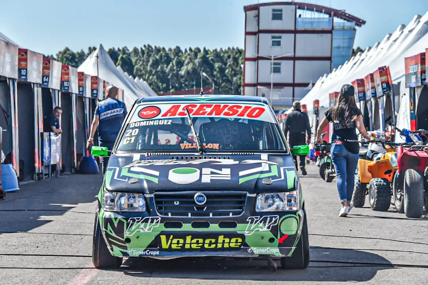 Turismo Pista: “Pescadito” Domínguez fue noveno en la segunda final del fin de semana para la clase 1