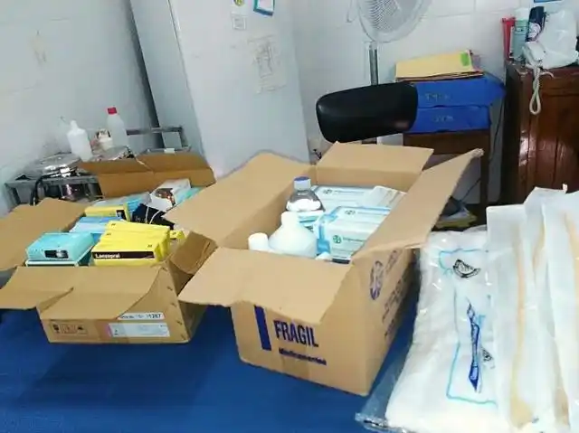 Concejales de Cambiemos entregaron medicamentos
