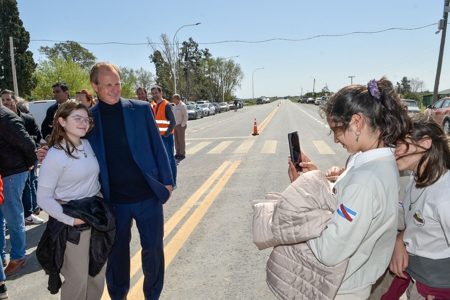 Quedó inaugurada la reconstrucción del acceso a Don Cristóbal 2º desde la ruta 32