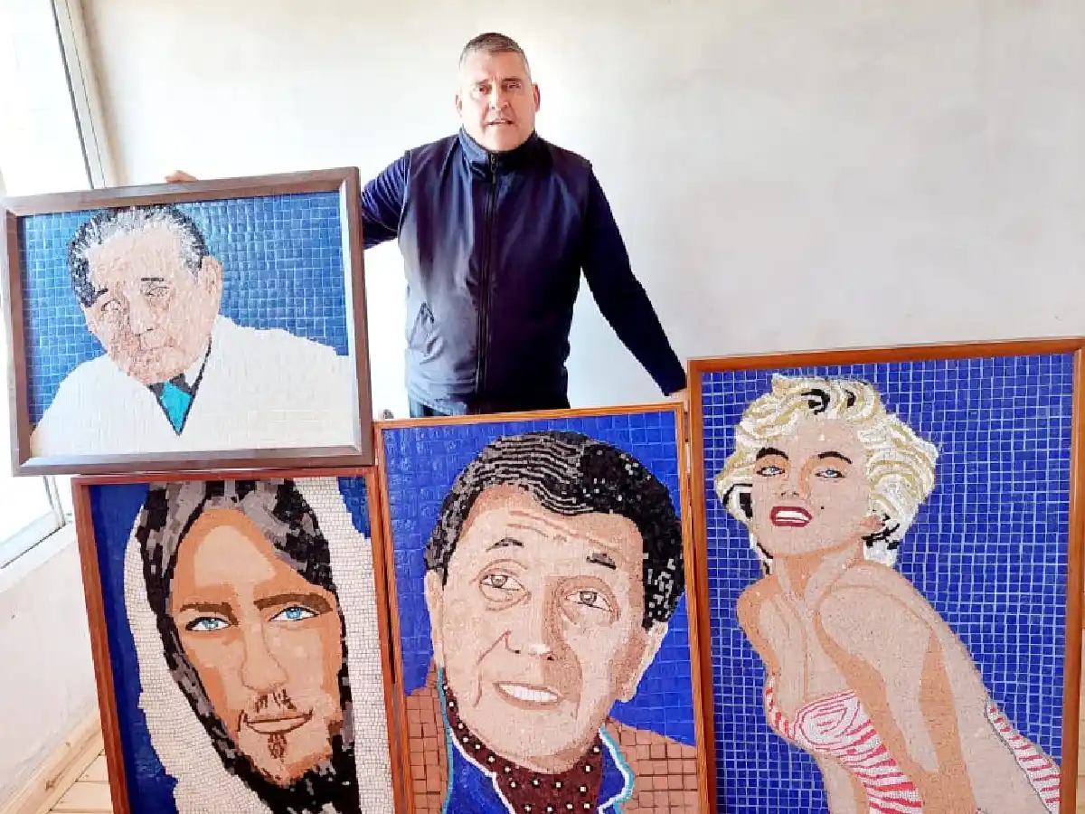 El trabajador lácteo que  encontró en el monaquismo  la forma de expresar su arte