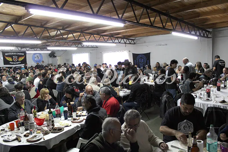 Concurrido encuentro de moteros