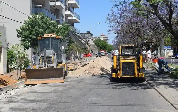 Luis N. Palma continúa cortada por trabajos de Obras Sanitarias