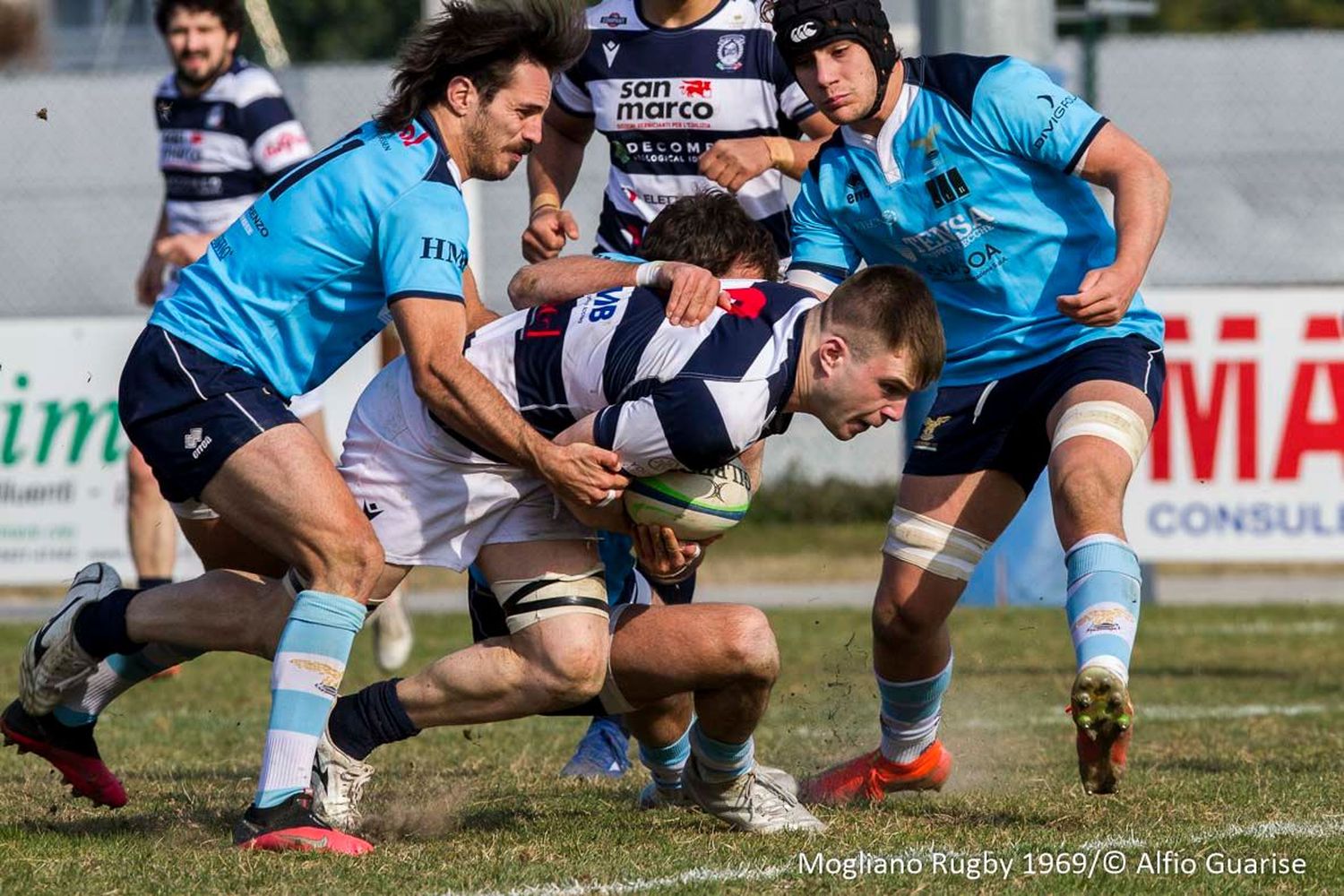 Acción de los tandilenses en el rugby de Europa