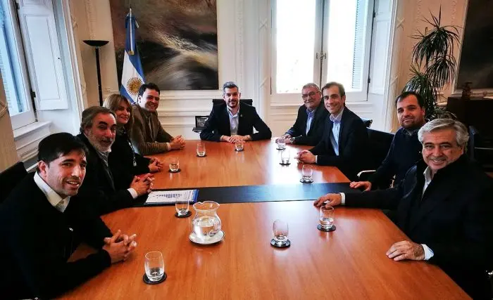 Intendentes de la Cuarta se reunieron con Marcos Peña por la continuidad de obras