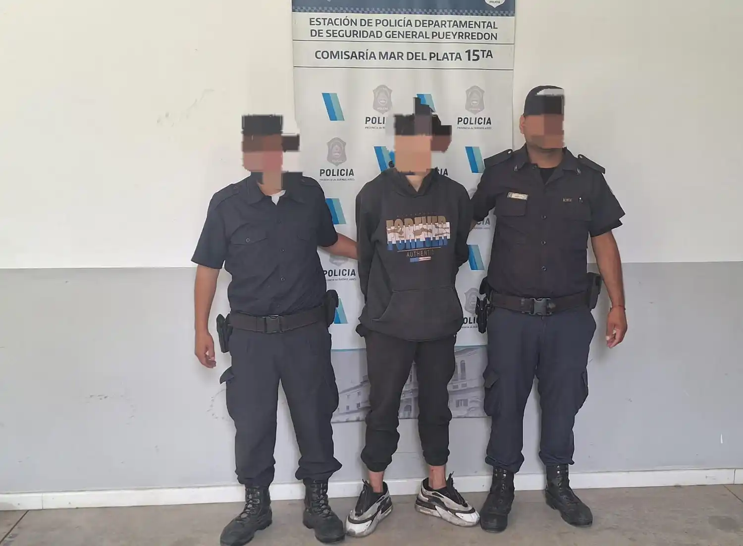 El delincuente tiene 20 años.