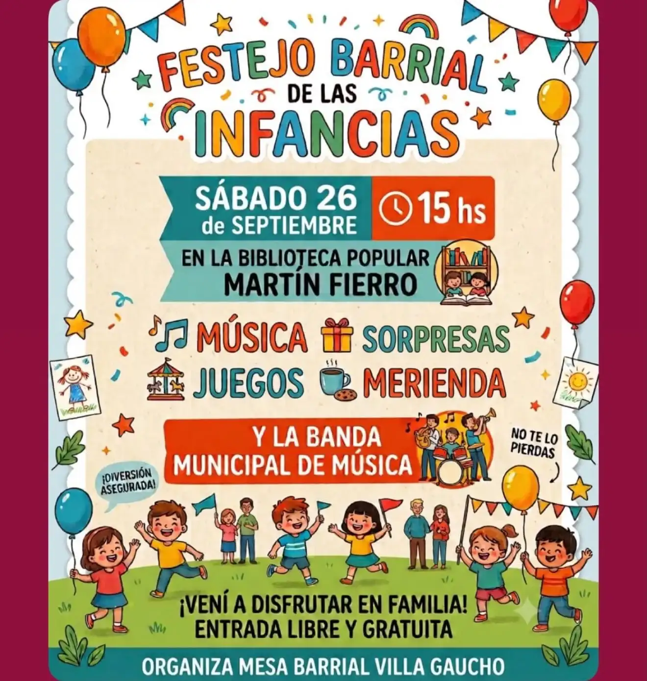 Festejo Barrial de las Infancias