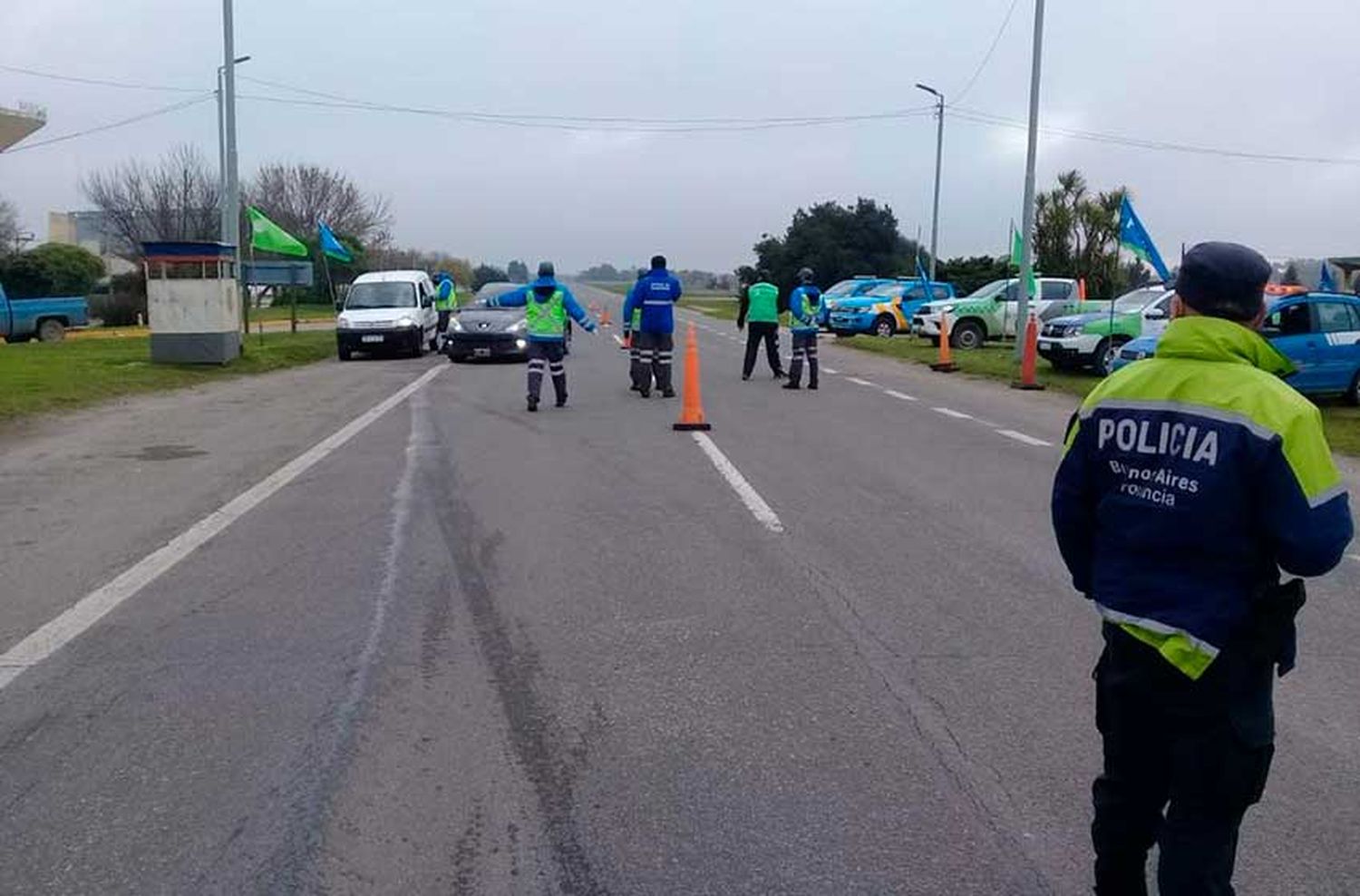 Un vehículo evitó un retén a través de caminos rurales y fue sancionado