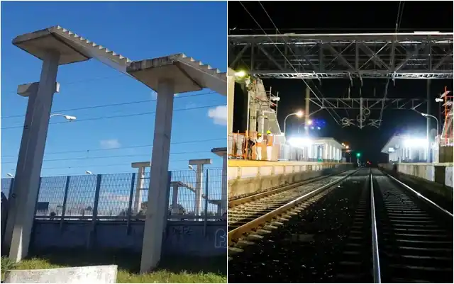 "Escaleras al cielo" de estación Guernica: Después de 17 años, se colocaron los puentes peatonales