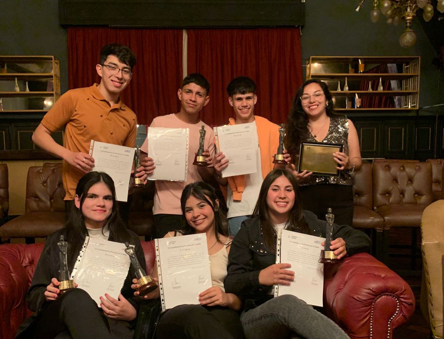 Los chicos del San Martín recibieron su merecido Martín Fierro