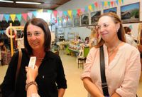 La tradicional feria navideña de Conin convocó a gran cantidad de gente 