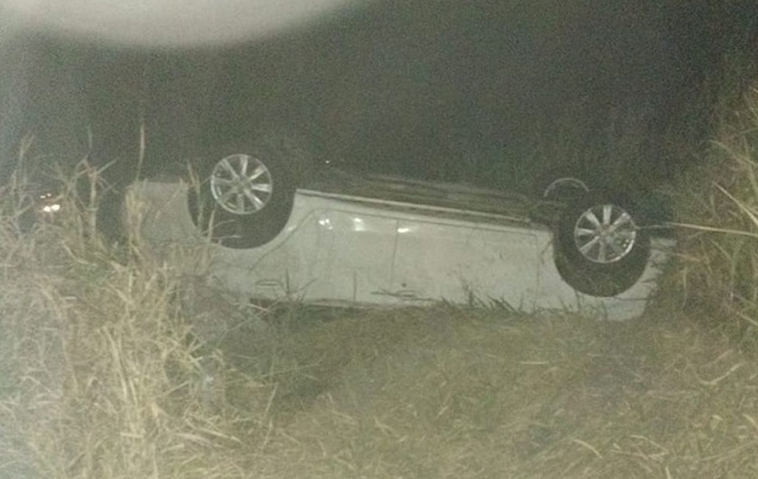 Un concordiense volcó en el sur entrerriano