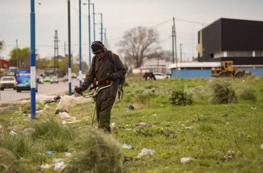 Microbasurales en el barrio Las Heras: se levantaron 56 toneladas de residuos
