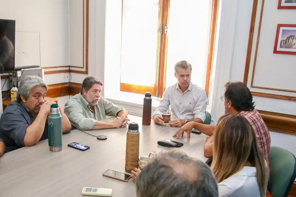 Martín Piaggio recibió a dirigentes nacionales y provinciales de Unidad Popular