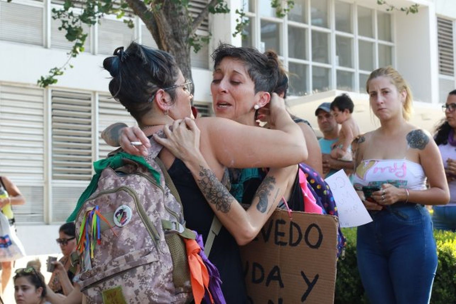 Bronca y dolor en el pedido de Justicia por Fátima