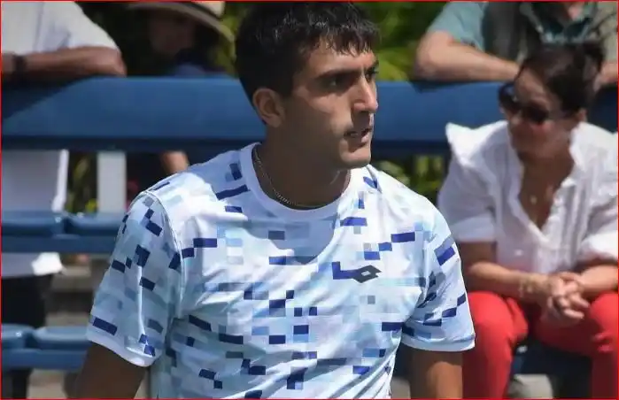 Román Burruchaga no pudo meterse en las semifinales del ATP 250 de Gstaad