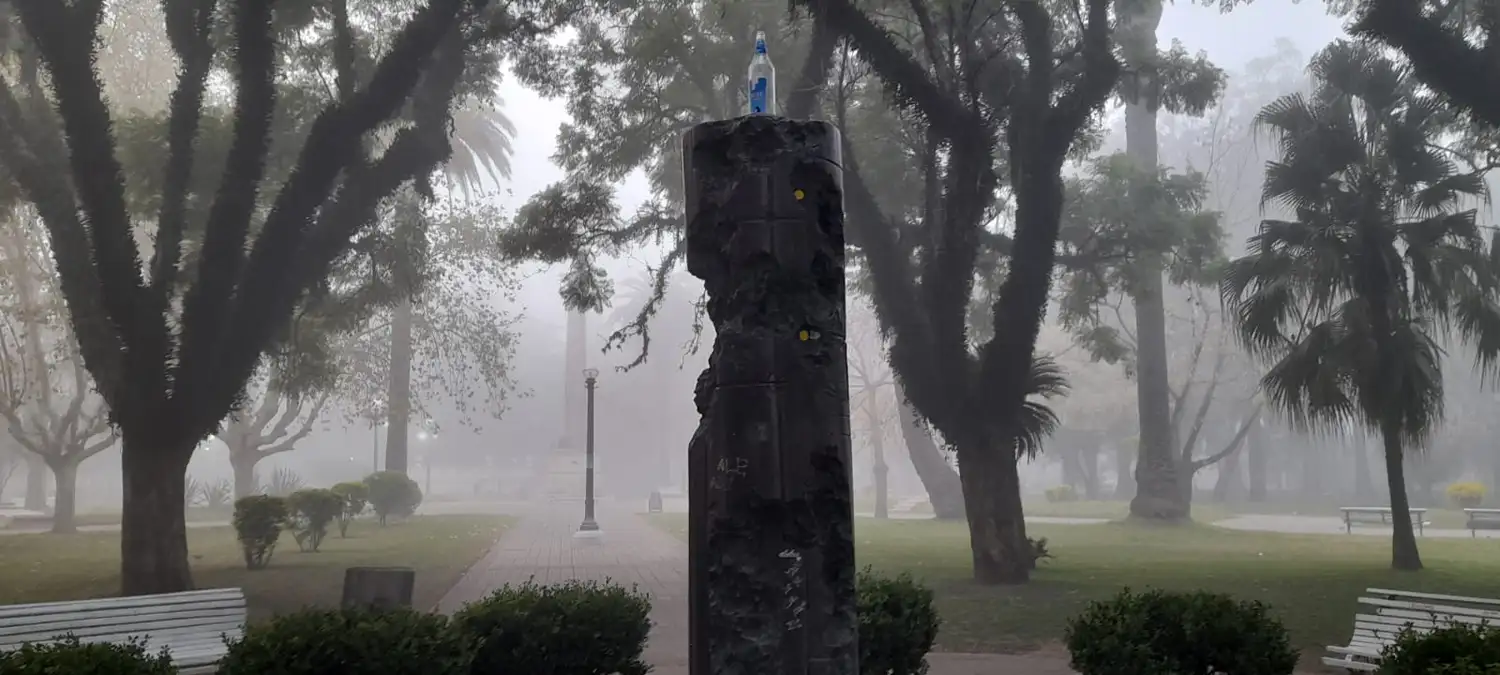 Mucha neblina  en la ciudad de Gualeguay:  cómo estará el tiempo esta semana