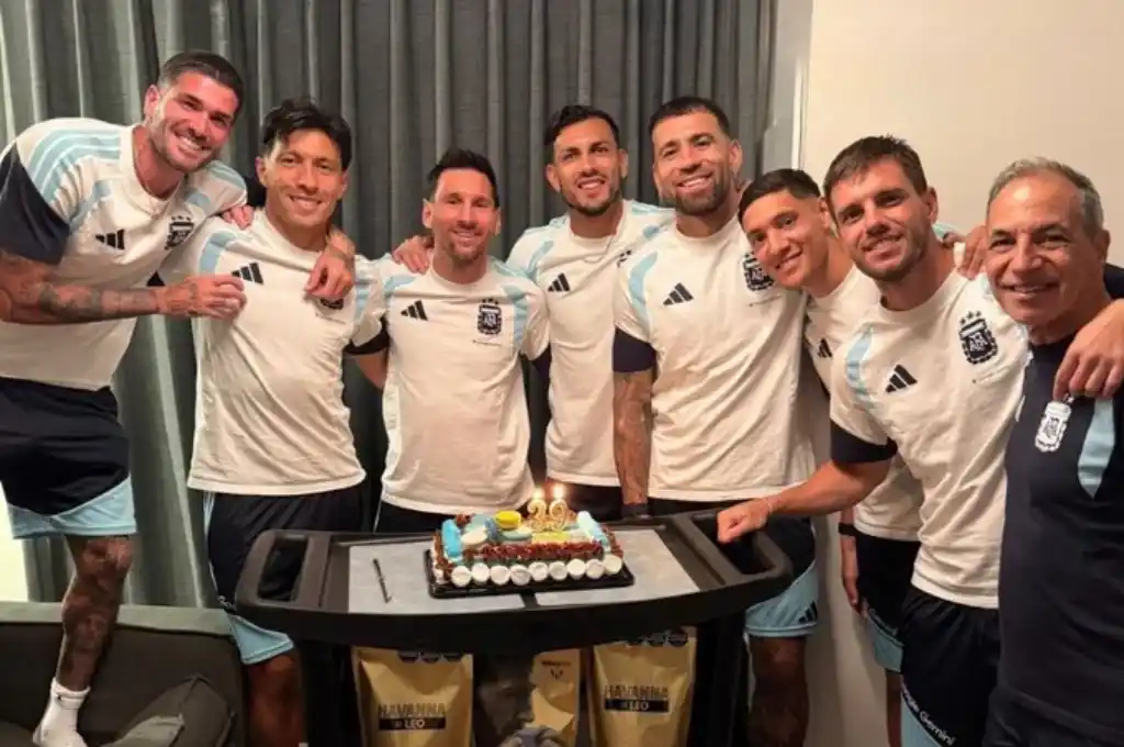 Festejo viral.