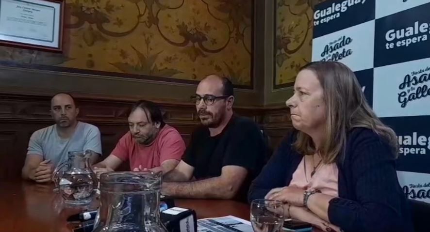 Autoridades municipales y representantes de clubes brindaron una rueda de prensa.