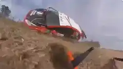 Impresionante vuelco que se produjo en el Rally Entrerriano-Video