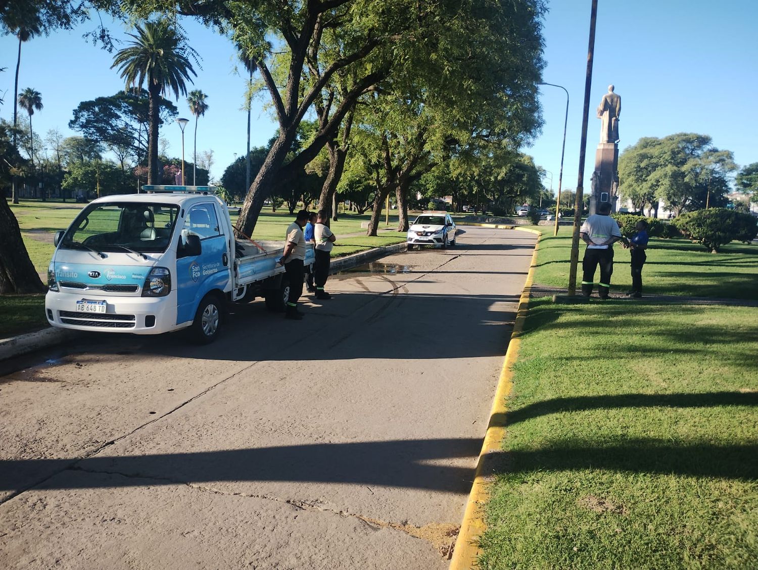 El operativo se realizó en distintos puntos de la ciudad