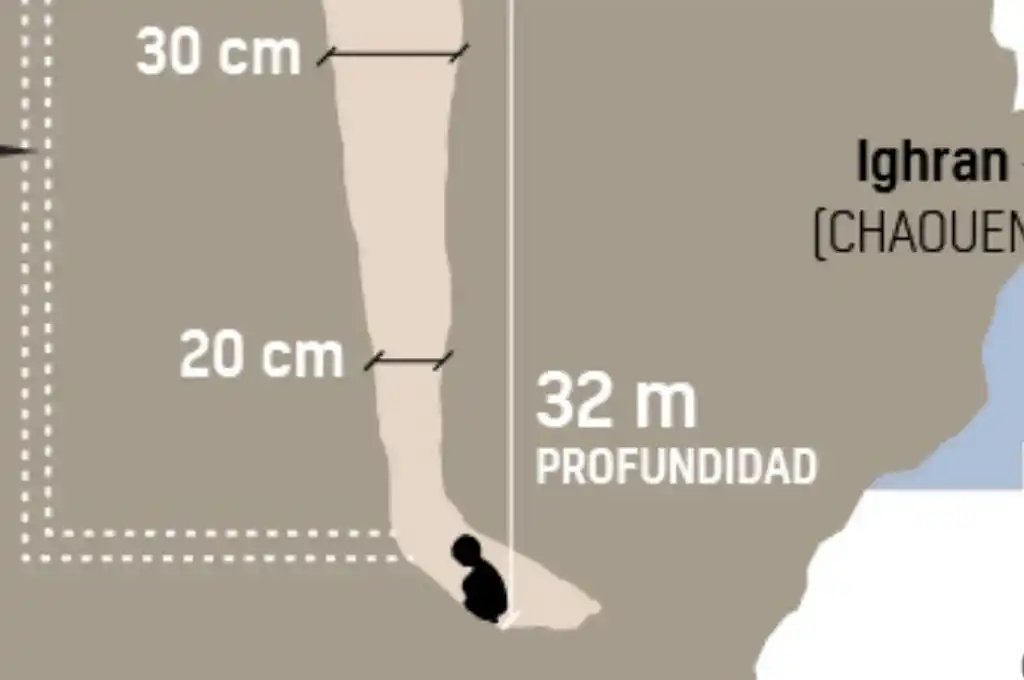 Así es el estrecho pozo en el que el niño Rayan está atrapado desde el martes