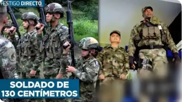 El soldado más pequeño del Ejército de Colombia en 2023: ¡Mide 130 centímetros!- TESTIGO DIRECTO