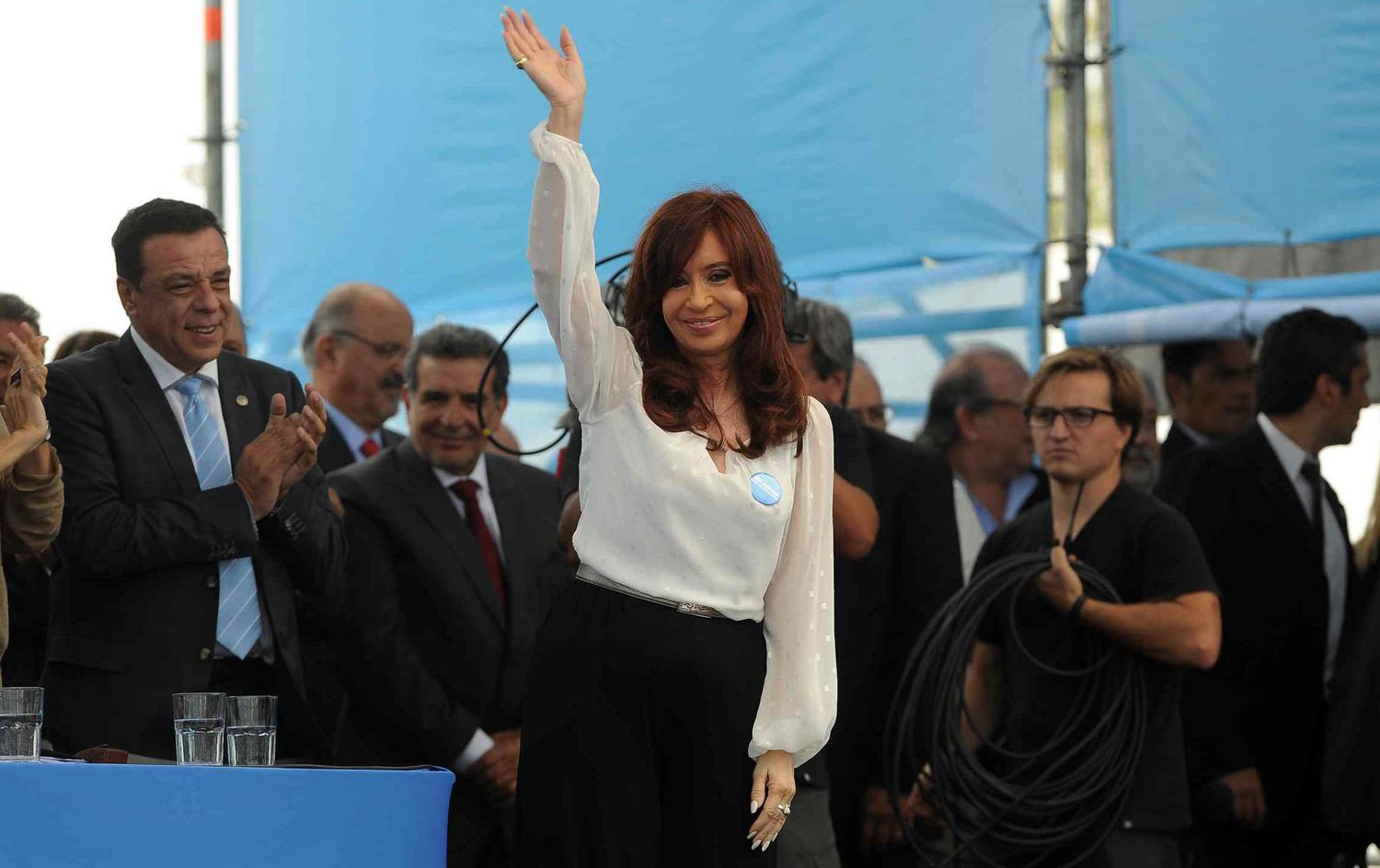 Cristina en Atucha: "En 2015 tenemos que garantizar que quien conduzca tenga las mismas ideas"
