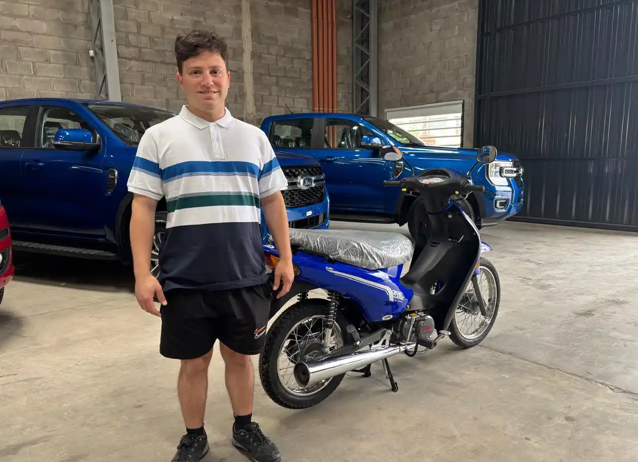 Mariano González. Ganador de la moto Keller Crono Classic 110.