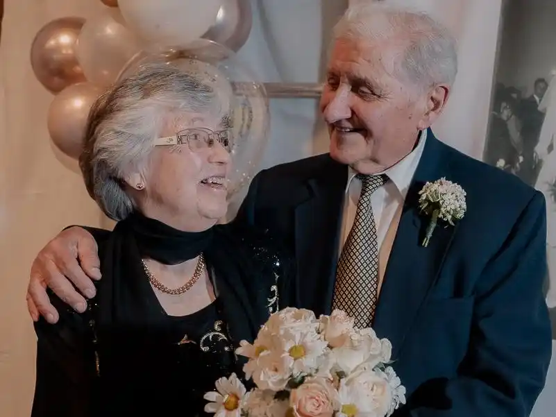 Haydeé y Ernesto celebraron el 60mo. aniversario de boda.