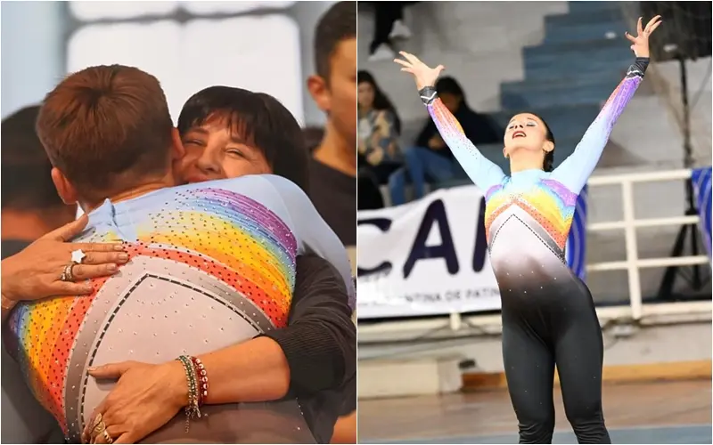 Santino Cano y Sofía Baca, en lo más alto del podio en el Nacional de San Luis
