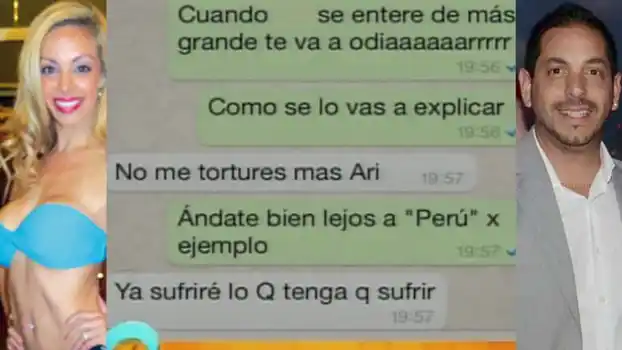 Escándalo: El último chat entre Gisela Bernal y Ariel Diwan