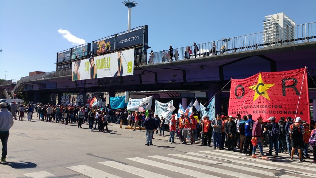 Jornada de protesta: Levantaron corte en Puente Pueyrredón