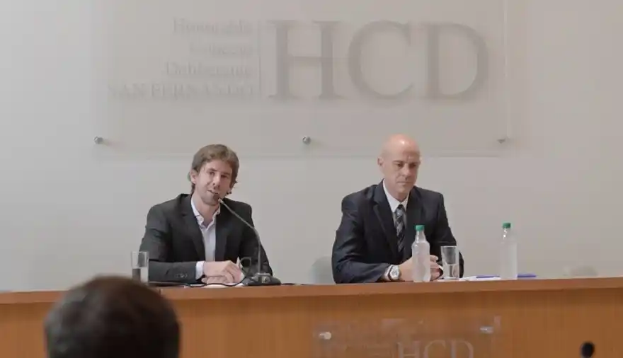 El Intendente Juan Andreotti abre las sesiones ordinarias del Concejo Deliberante de San Fernando