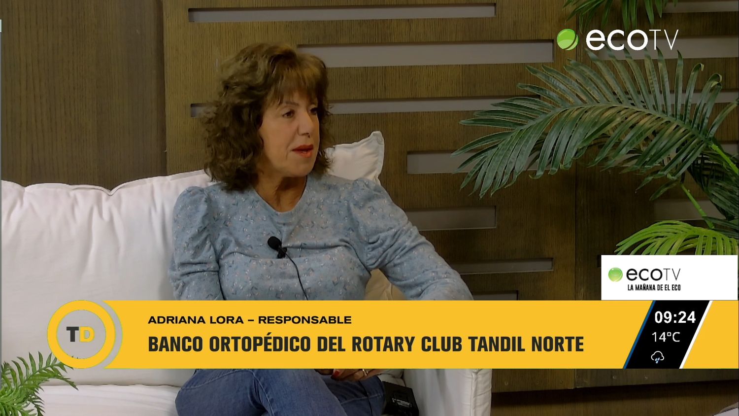 El banco ortopédico del Rotary Club Tandil
