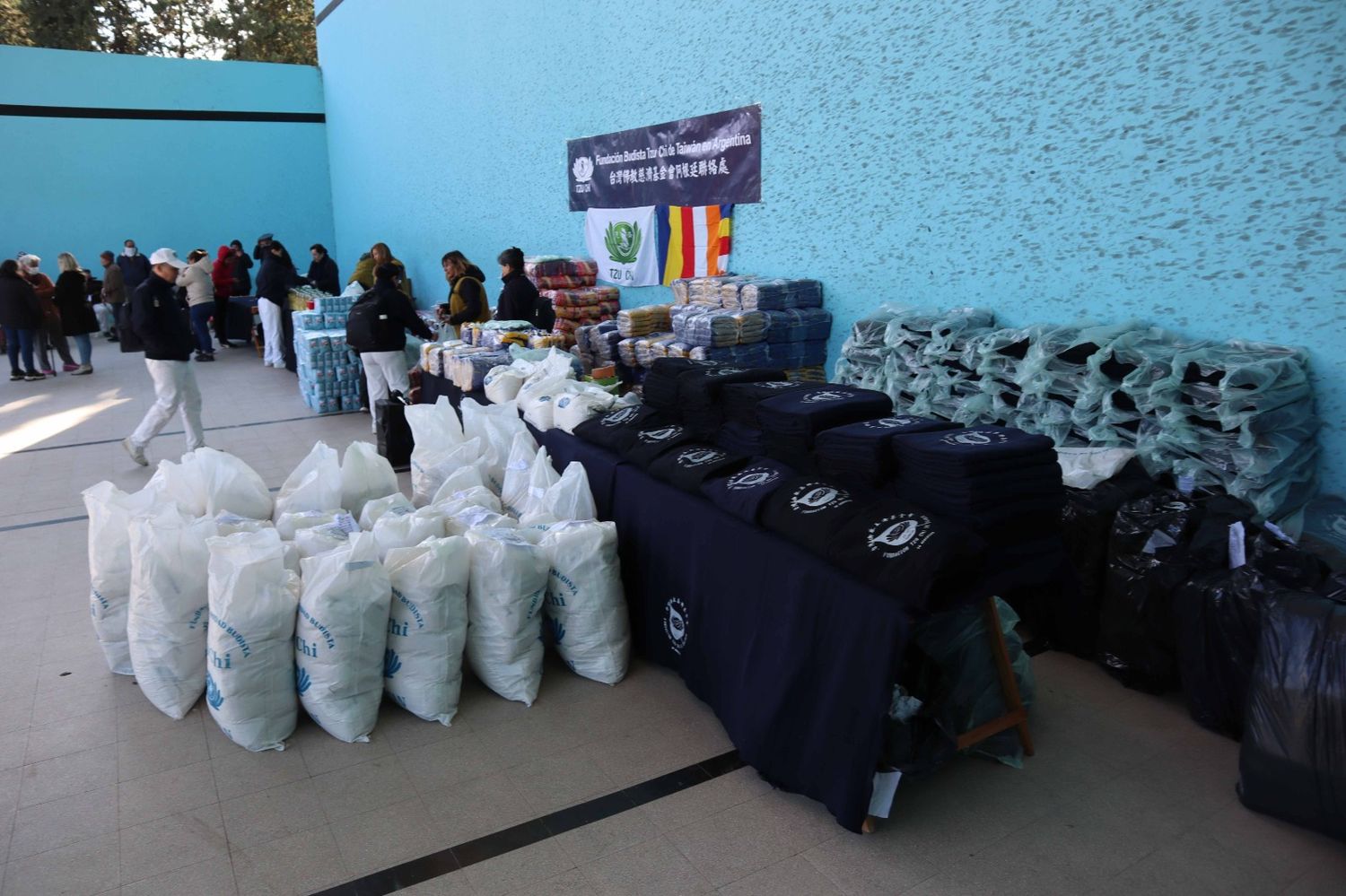 La Fundación Tzu Chi entregó importantes donaciones