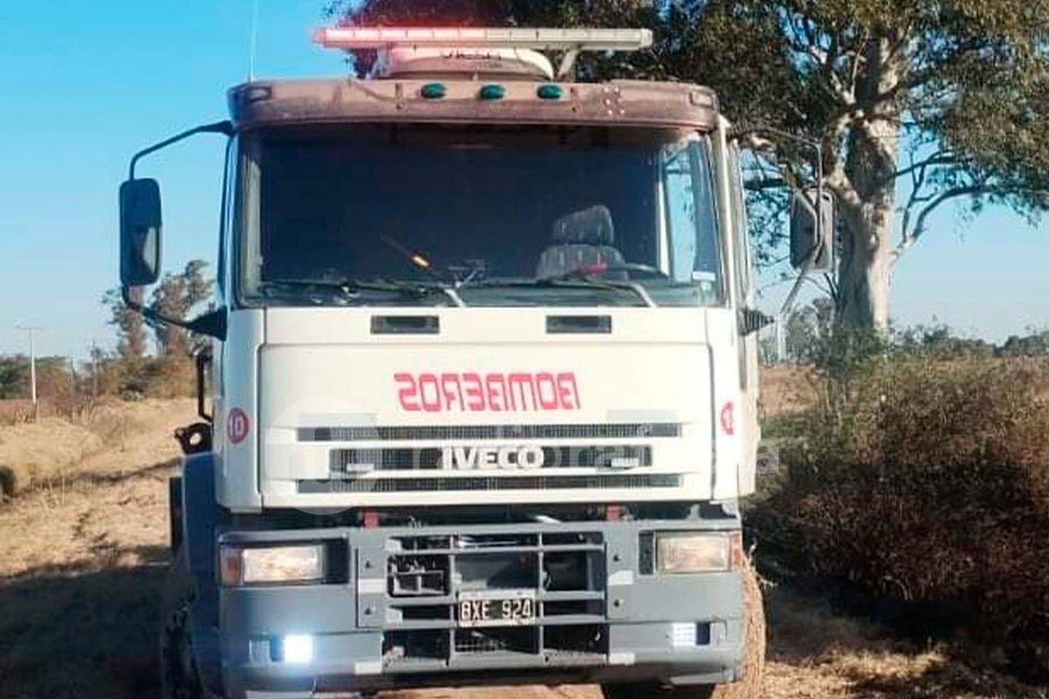 Gran incendio en la zona rural de Bella Itialia 