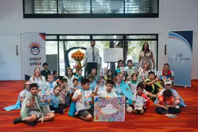 Más de 250 niños de escuelas rurales participaron del cierre de “Aventuras Creativas” en Salto Grande