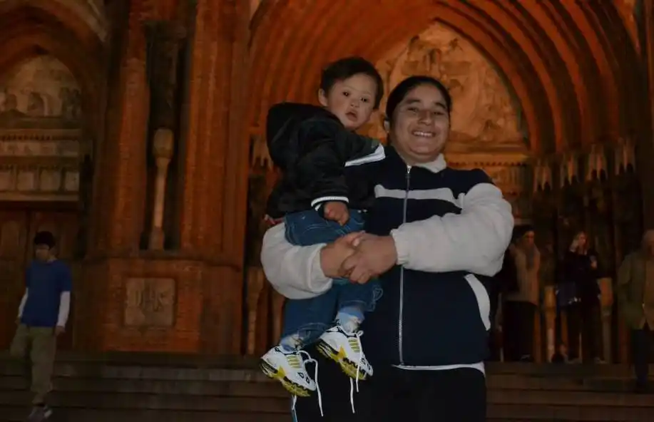 Marcos tiene cinco años, padece Síndrome de Down, una cardiopatía congénita y actualmente le diagnosticaron leucemia