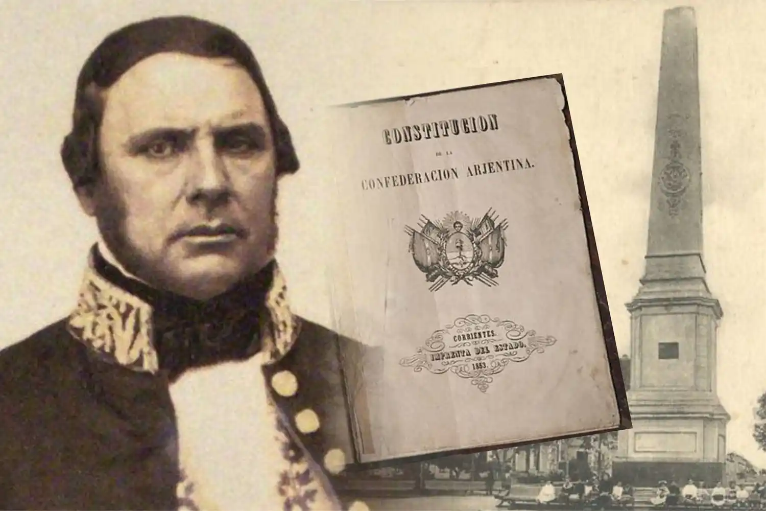 Dos momentos históricos: el Pronunciamiento de Urquiza y la aprobación de la Constitución Nacional