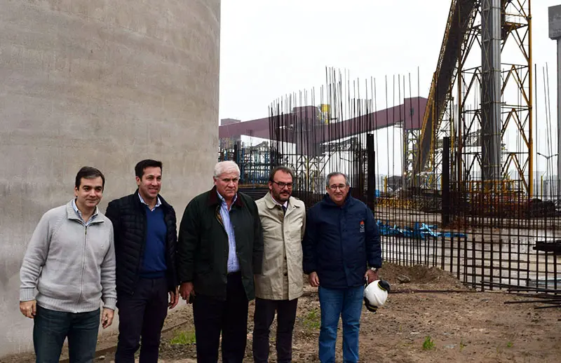 Funcionarios nacionales y provinciales en Puerto Quequén